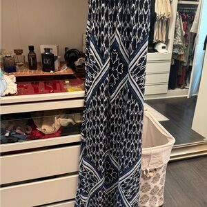 Express Black and White Patterned Dress